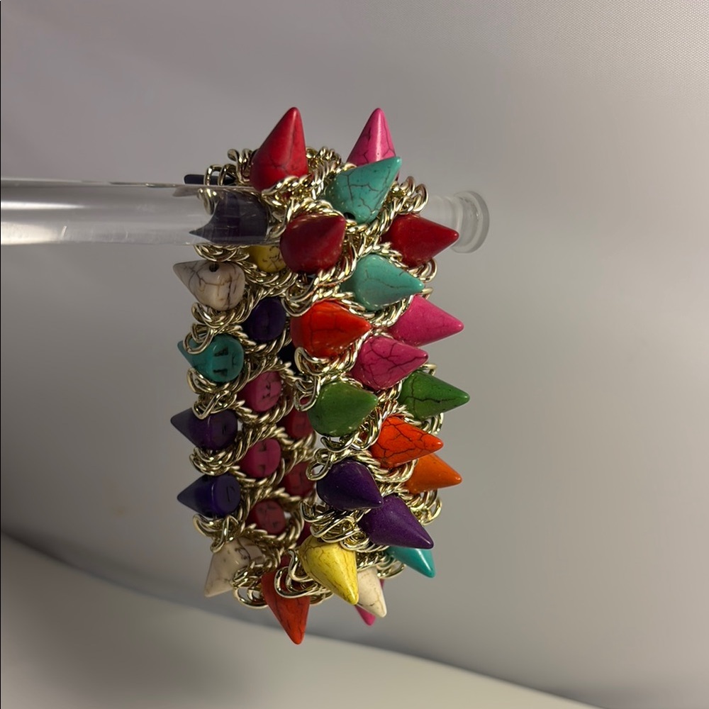 Colorful Spike Bracelet